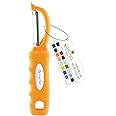 Spring Chef Premium Swivel Vegetable Peeler, Soft Grip Handle and Ultra Sharp Stainless Steel Blades - Perfect Kitchen Peeler For Veggie, Fruit, Potato, Carrot, Apple - Mango