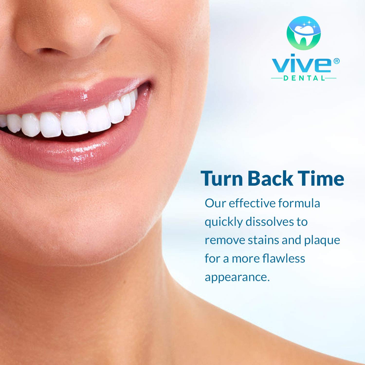 Vive Dental Retainer & Denture Cleaner Tablets (90 Ct) - For Mouthguard, Night Guard, Removable Partial or Full False Teeth - Overnight, Antibacterial Cleanse - Cleaning Removes Stains, Plaque, Odor : Beauty