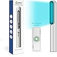 UV-C Light Sanitizer Wand - Powerful 253nm UV Light Rechargeable Handheld Ultraviolet Portable for Home, Office, Travel - Total Transparency UVC Test Card Included
