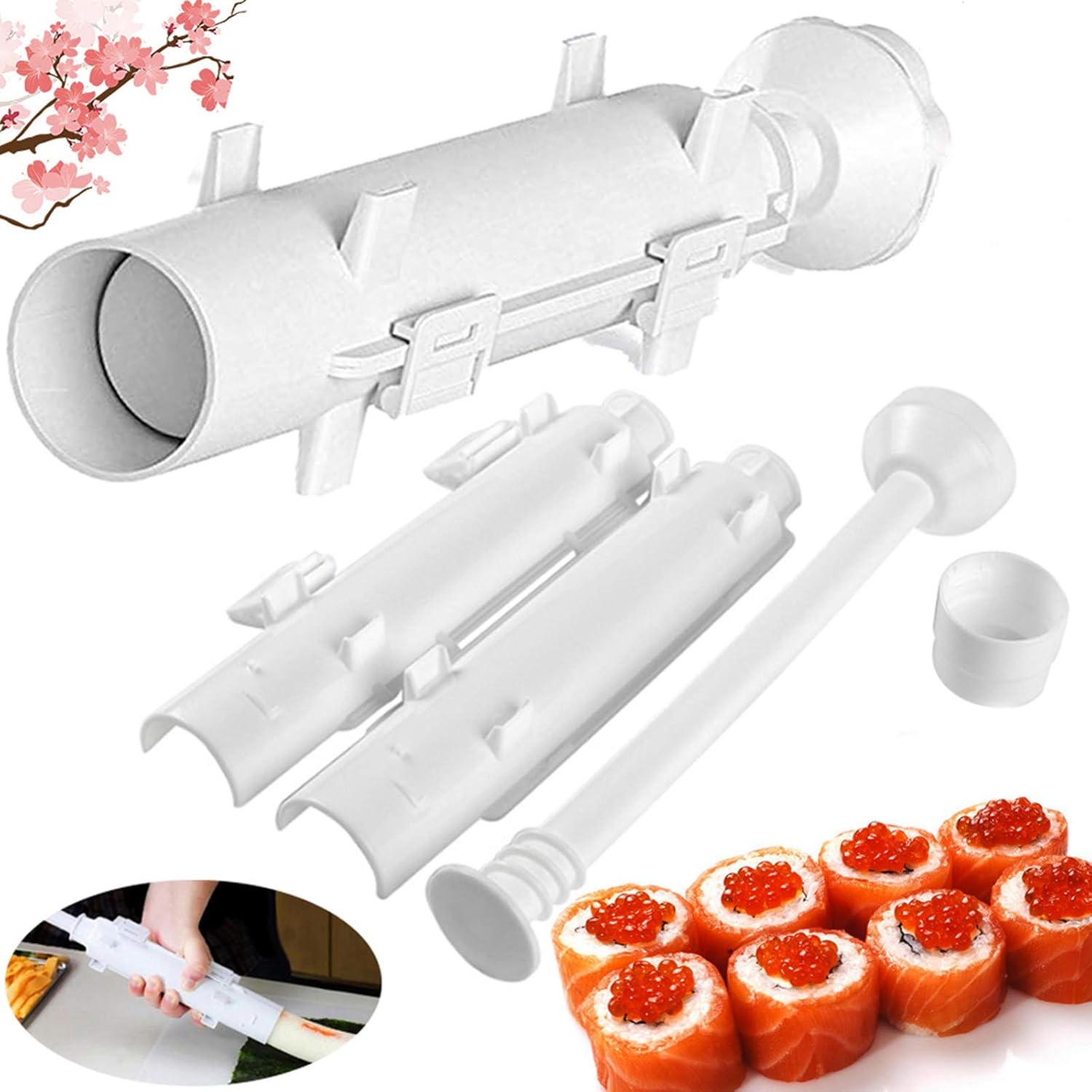 Sushi Making Roller Bazooka maker Kit Professional Upgrade