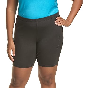 Short De Vélo Biker En Spandox Gris Pour Femme – Livana, Taille L, Confortable Pour Le Sport