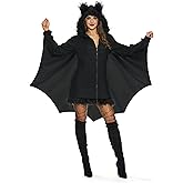 Spooktacular Creations Black Bat Costume Women, Halloween Costumes for Adults