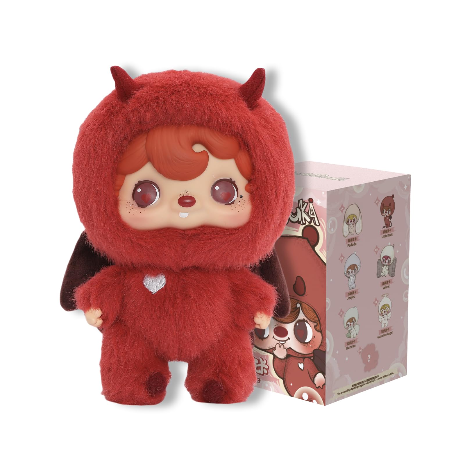 Photo 1 of 52TOYS POUKAPOUKA Mood Bubbles Vinyl Plush Toy with Soft and Adorable Design, Perfect for Cuddling, Display, and Unique Posing, Ideal Gift for Birthday Party