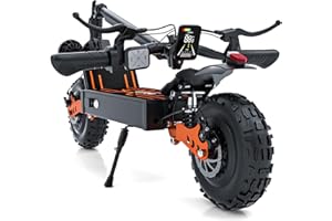 Off Road Electric Scooter for Adults, 3000W Dual Motors, Up to 56 KM/H & 112 KM Range, 48V 20Ah Battery, 11" All-Terrain Tire