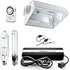 iPower 600 Watt HPS MH Digital Dimmable Grow Light System Kits Air Cooled Reflector Hood Set
