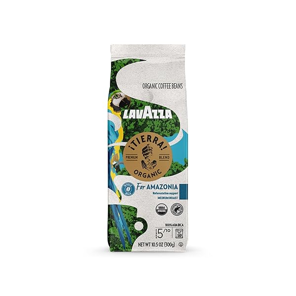 LAVAZZA, ¡TIERRA ORGANIC AMAZONIA WHOLE BEAN COFFEE MEDIUM...
