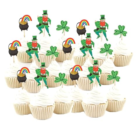 Coxeer Cupcake Toppers Decorative Cake Toppers Cupcake Picks For