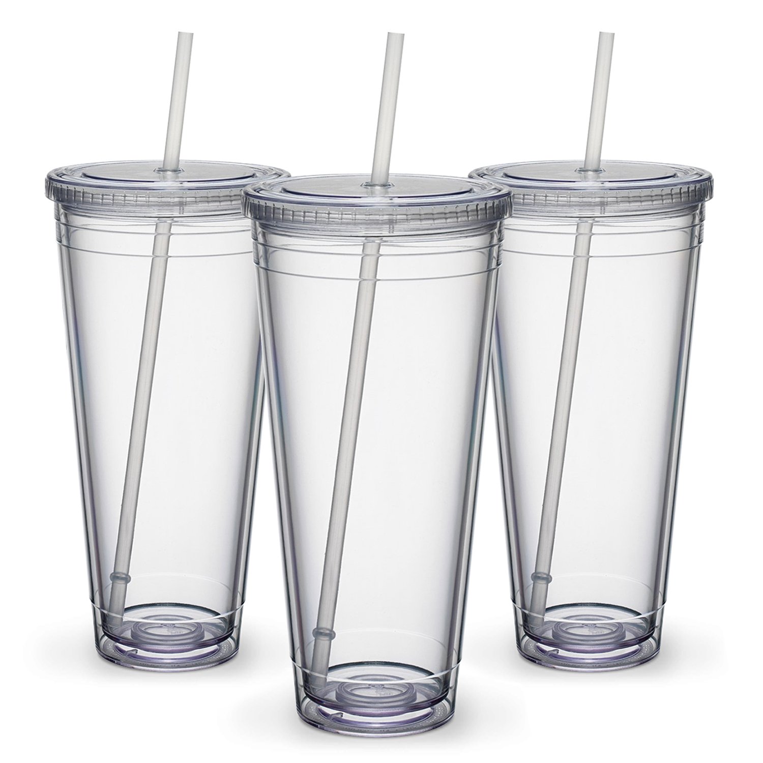 Maars Insulated Travel Tumblers 32 oz. Double Wall Acrylic 12 Pack