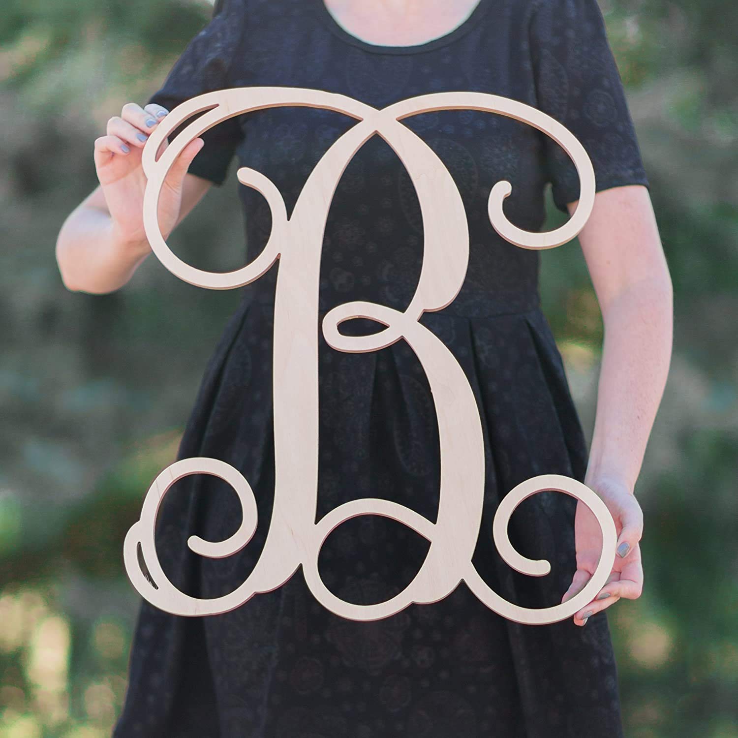 monogram wall art for nursery