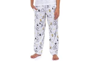 INTIMO Peanuts Pajamas Kids Snoopy and Woodstock Laughing Lounge Bottoms Pj Pants