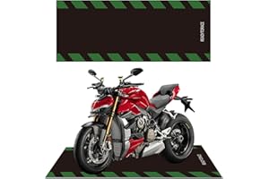 XYSAIXUAN Motorcycle Garage Mat,Garage Floor Rugs and Premium Absorbent Oil Pad 31 x 78 in,Protects Garage Floor from Spills, Drips, Splashes and Stains,Reusable,Washable Bike Rubber Parking Carpet