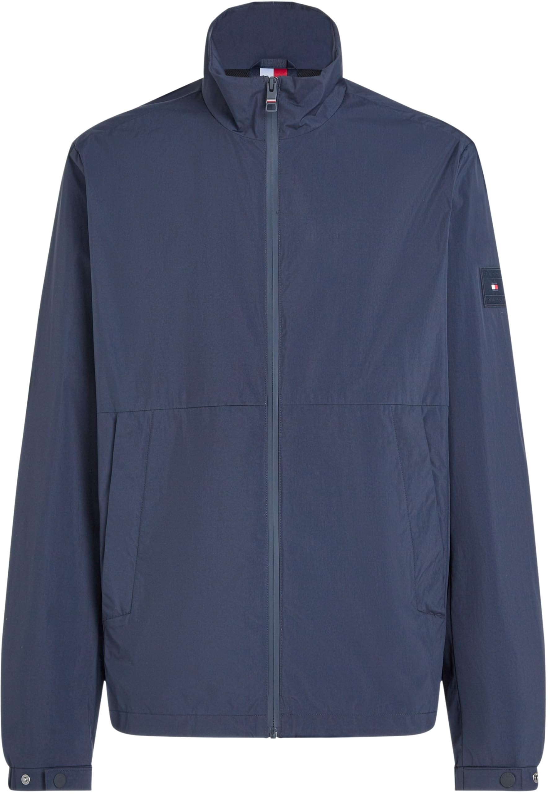 Tommy Hilfiger Herren Blouson Jacke Branded mit Reißverschluss, Blau (Desert Sky), L 6