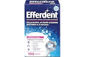 Efferdent Denture Cleaner, 102 ct