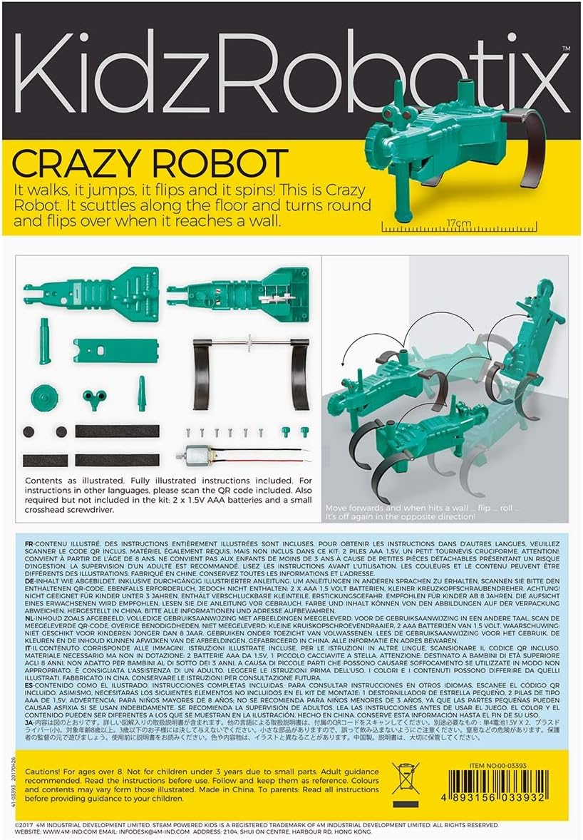 kidz robotix crazy robot