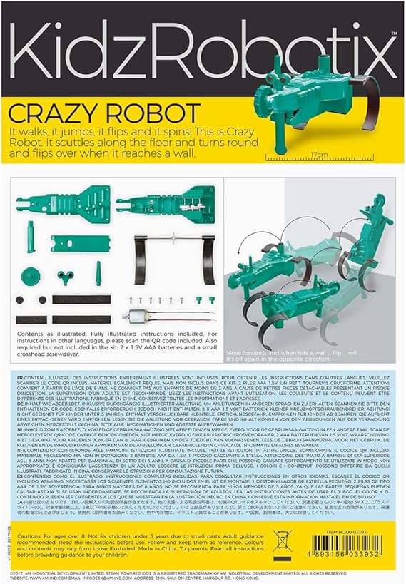 kidz robotix crazy robot
