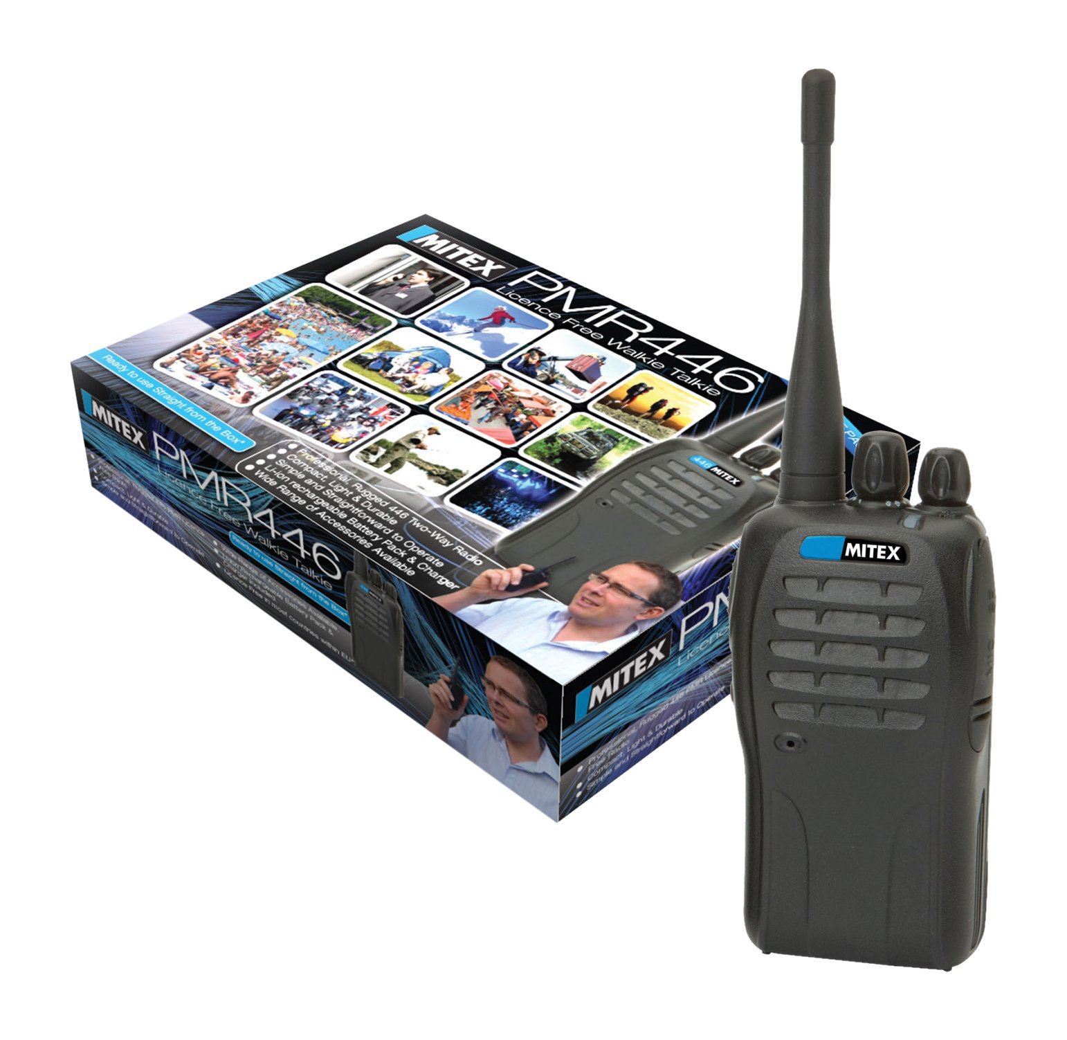 Mitex PMR446 License Free Two Way Radio Single Pack