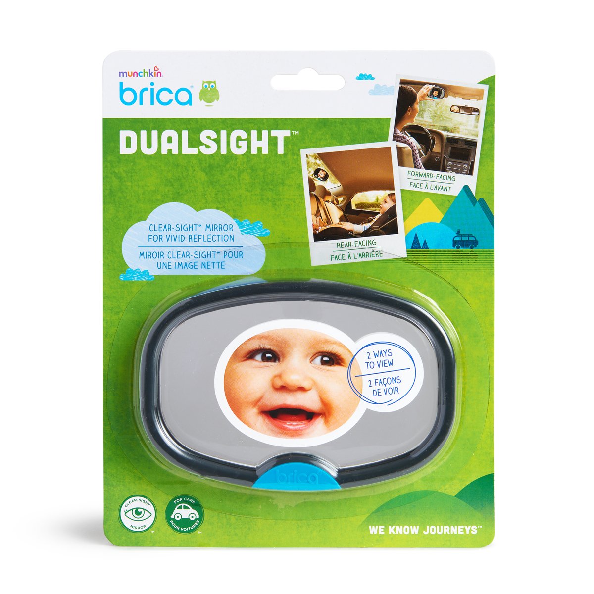 BRICA Dual Sight Baby Car Mirror