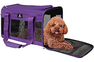 X-ZONE PET Cat Carrier Dog Carrier Pet Carrier for Small Medium Cats Dogs Puppies of 20 Lbs,Airline Approved Soft Sided Pet T