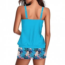 Tankini Swimsuits for Women Tummy Control Blouson