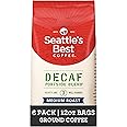 Seattle's Best Coffee Decaf Portside Blend Medium Roast Ground Coffee | 12 Ounce Bags (Pack of 6)