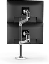 Ergotron LX Vertical Stacking Dual Monitor Arm for 2 Displays up to 40 in