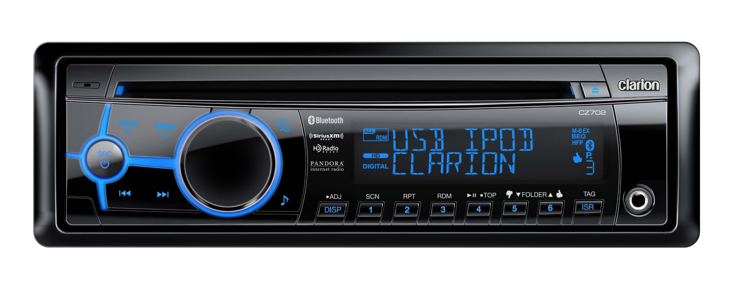 Clarion CZ702 CD Receiver with USB Control for iPod/iPhone