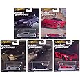Hot Wheels Fast & Furious Premium Die-Cast Cars Collection, 5-Pack Set, 1970 Chevelle SS, Dodge Viper, Nissan 370Z, Land Rover Defender, McLaren Senna HNW46-956J