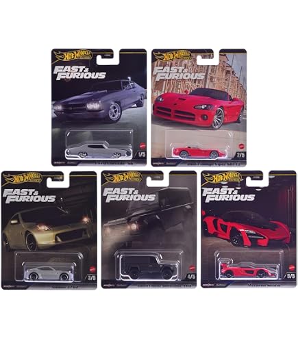 Amazon.com: Hot Wheels Fast & Furious Die-Cast Cars Collection, 5