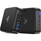 KAMRUI Gaming Mini PC, AMD R7 7730U 16GB RAM 512GB SSD Windows 11 Pro | 8C/16T, 4K Triple Display, WiFi6/BT5.2, 6&times;USB Ports, Mini Desktop Computers for Home/Office/Business/Gaming