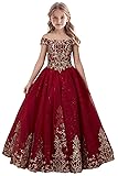 Tulle Flower Girl Dress for Wedding Sparkly