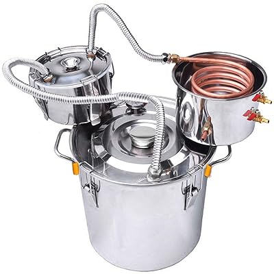 Buy Mophoto 8gal 30 Liters Moonshine Still Water Alcohol Distiller Home Distiller Diy Whisky Wine Brandy Stainless Steel Whisky Wine Making Kits Online In Indonesia B07qby36nn