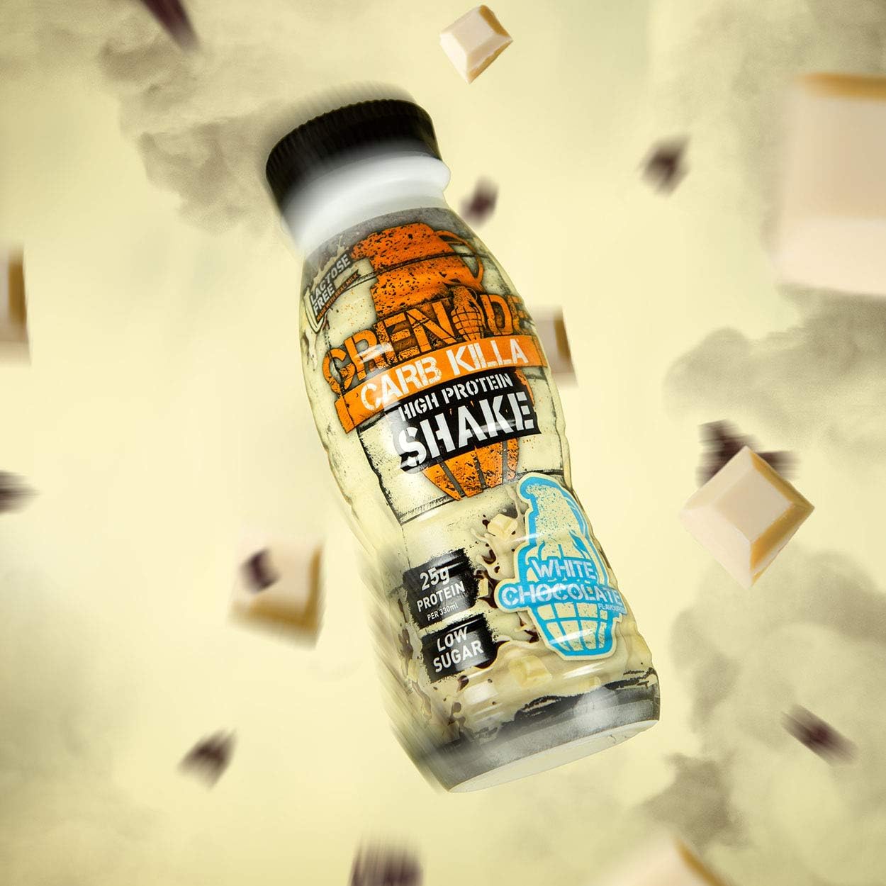 Grenade White Chocolate High Protein Shake, 8 x 330 ml - Ready to Drink Milk Protein Shakes with over 24 g Protein per Bottle - Image 3