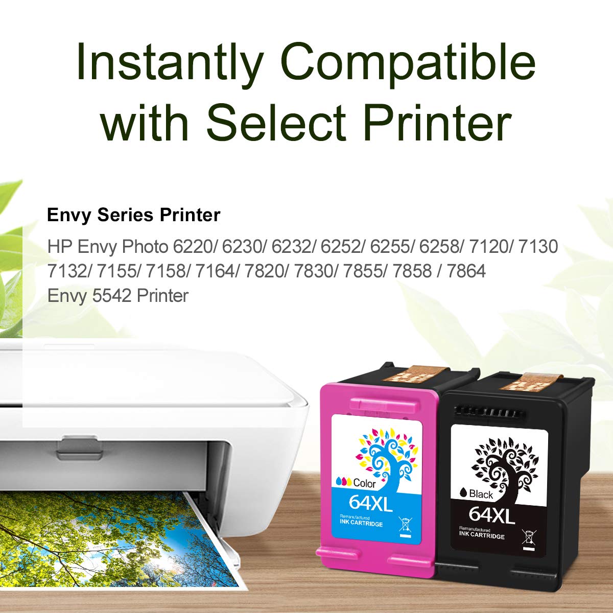 HP Envy Photo 6230 6234 7134 7830 6220 7130 6232 Impresora Negro y Color  CSSTAR Remanufacturado Cartuchos Tinta Reemplazo para HP 303 XL 303XL para  HP Tango X Impresoras y accesorios Accesorios para impresoras  futakuchi-hakata.com