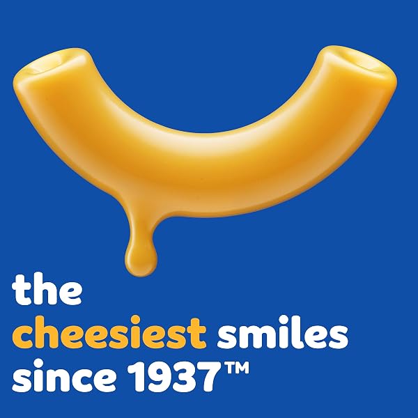 KRAFT MAC AND CHEESE, 12 BOXES, FOR EASY DINNER OR DINNER SIDES, ORIGINAL FLAVOR, NO ARTIFICIAL FLAVORS, PRESERVATIVES OR DYES, 7.25 OZ