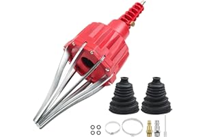 DTNESS Universal Pneumatic CV Joint Boot Installation Tool w/ 2 CV Boot, 20Pcs Automotive CV Axle Removal Tool Kit, CV Boot Expander Compatible with Audi, BMW, Mercedes, UTV, ATV