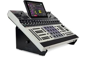 XTS Desktop Stand, XL 11.8" - 20.8" Size for Mixer/DJ Controller/Keyboard/Eurorack, Adjustable Length, Easy To Assemble and R