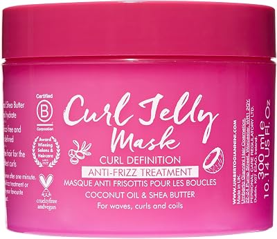 Umberto Giannini Curl Jelly Mask 300ml - Deep Conditioning Anti-Frizz