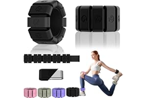 Sonkoloro Adjustable Wrist Weights for Women Men, Leg Weights for Women 0.75lb-1lb Each for Walking, Yoga, Dance, Barre, Gym