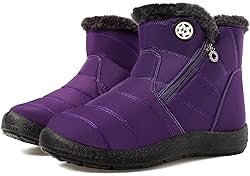 Eagsouni Snow Boots Womens Winter Ankle Boots