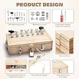 Vanplay Montessori Screwdriver Board Set with Lock and Key for Kids 3 4 5 view 5