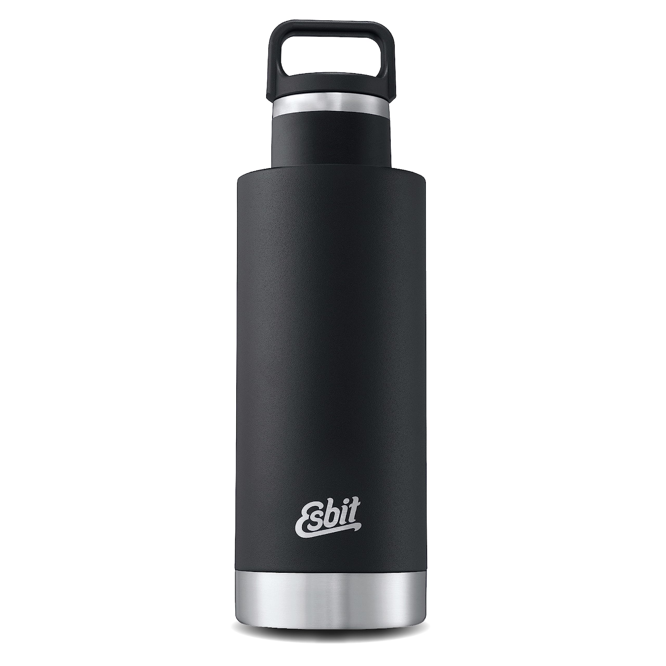 Esbit IB750SC-BK Insulated Bottle Sculptor | Stainless Steel | BPA | Black, Silver, Green | 0,75L, 1L | Water, Sports, Fishing
