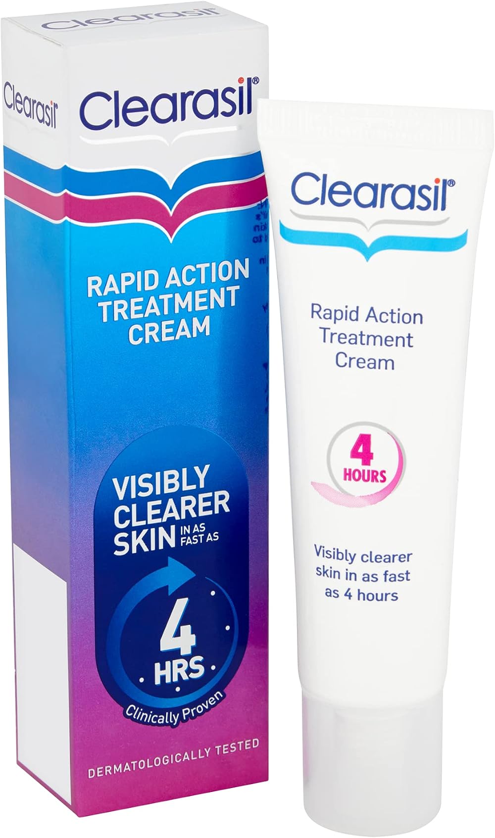 Clearasil Ultra Rapid Action Treatment Cream 25ml Spot Pore Cleaner Faster