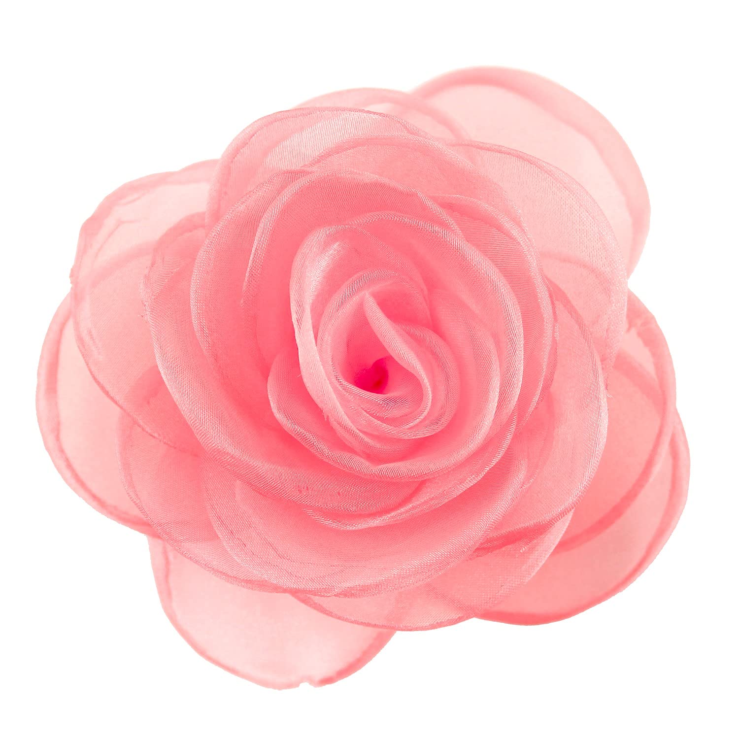 Mecool Women's Lovely Flower Hair Clip Rose Brooches