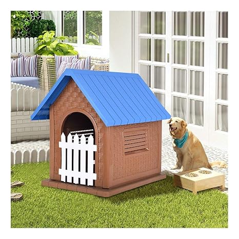 Amazon Com Cnniuha Plastic Dog House Waterproof Ventilate