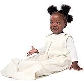 Baby Deedee Sleep nest Basic Cotton Baby Sleeping Bag Sack Toddler, Almond Cream, Medium (6-18 Month)