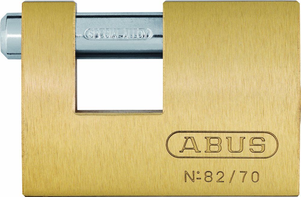 ABUS 11575 Monoblock Brass Shutter Padlock with 8512 Alike Keyed