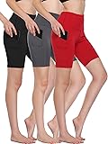 Cadmus Workout Shorts with Pockets High Waist Tummy
