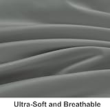 NTBAY 500 Thread Count Egyptian Cotton Fitted Sheet 135x190 Deep Pocket 30cm view 3