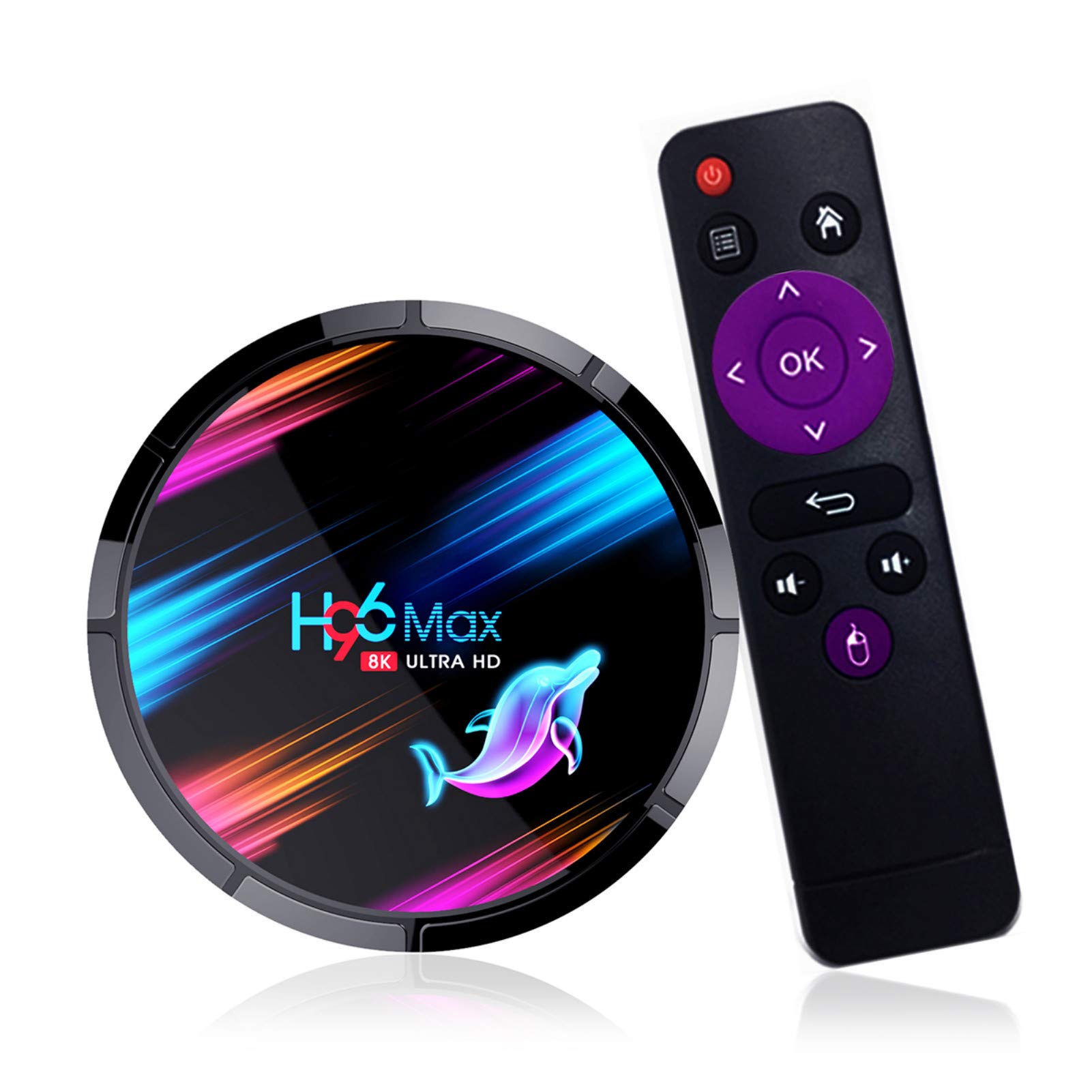 xuelili H96 MAX X3 Smart TV Box an-Droid 9.0 S905X3 2.4G/5G Dual Frequency WiFi Network HD Set Top B