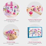 Bigjigs Toys Fairy Figure of 8 Train Set 35 Pieces Wood Railway Gift 3+ view 3